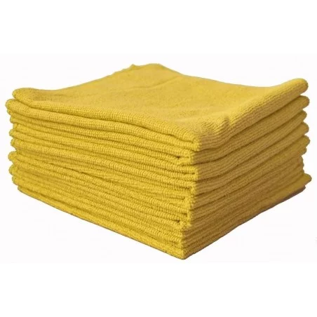 TENZI MICROFIBRE JAUNE POUR LE LUSTRAGE ET LE BUFFING